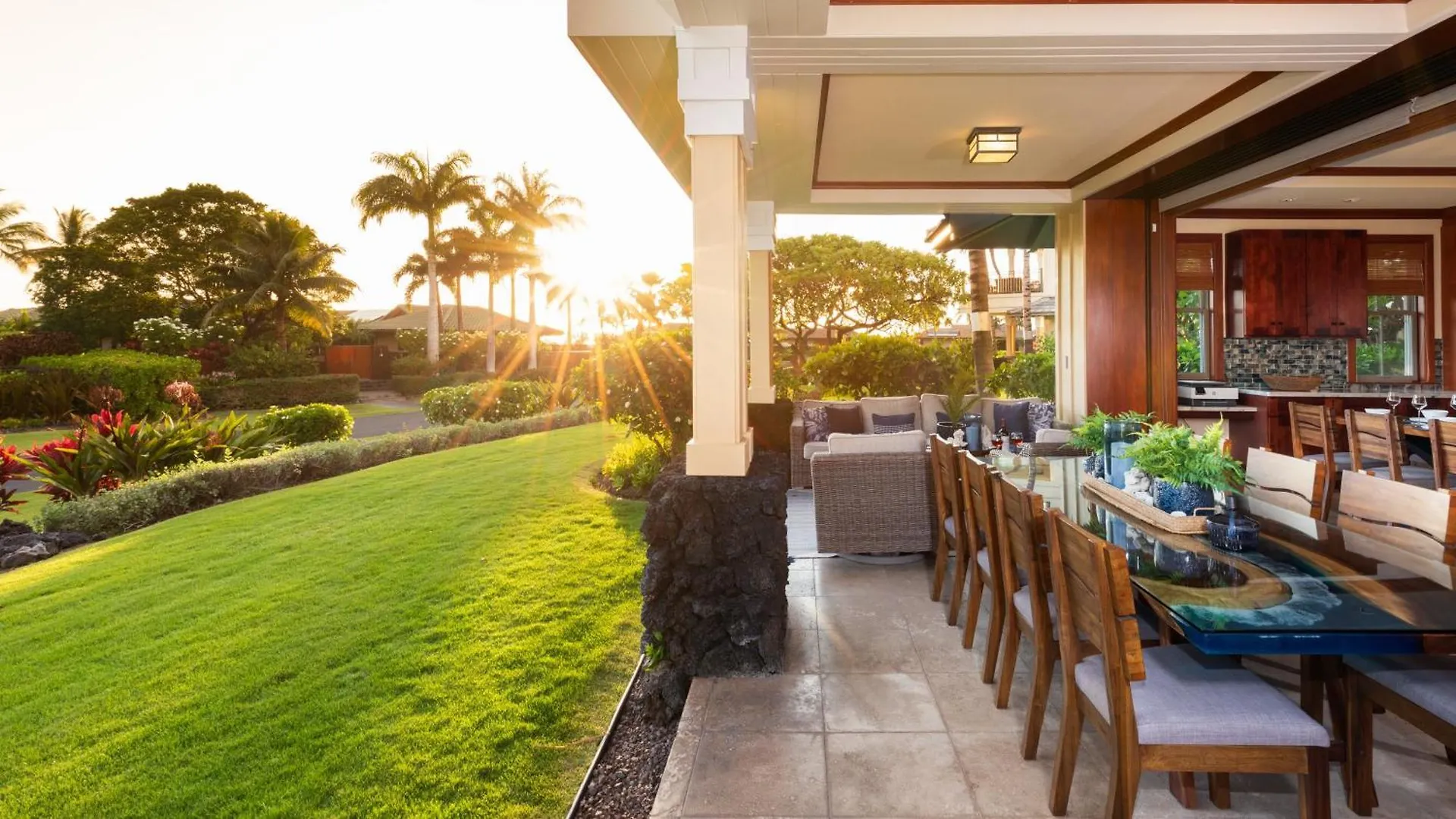 Blue Sunset Steps Away From A-Bay Beach Waikoloa