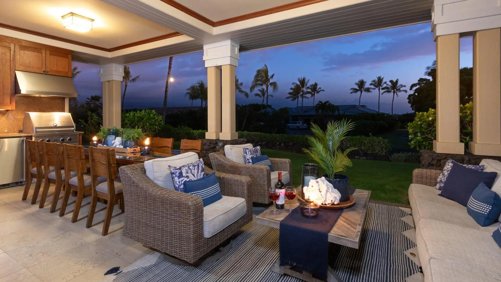 Blue Sunset Steps Away From A-Bay Beach Waikoloa Appartement