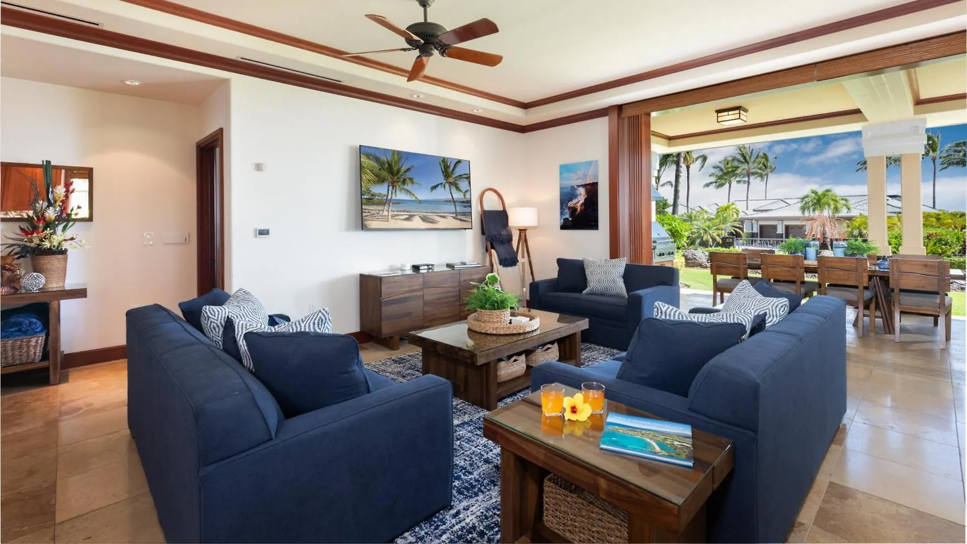 Blue Sunset Steps Away From A-Bay Beach Waikoloa Appartement